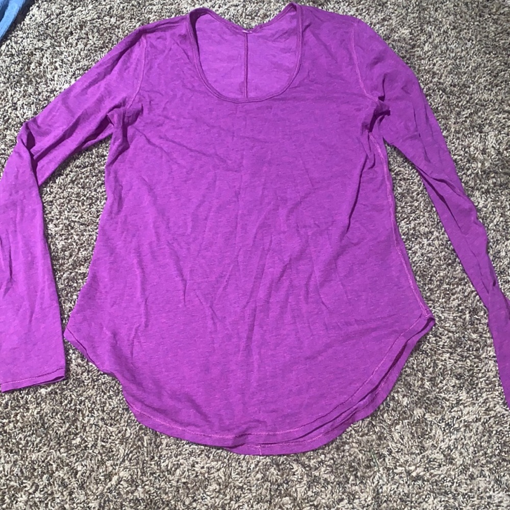 Lululemon pinkish/purple long sleeve shirt
